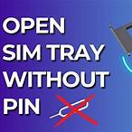 how to open sim card slot on iphone without tool